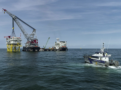 foto noticia Iberdrola instala la subestación Andalucía II en el parque eólico marino East Anglia One, en el Reino Unido.